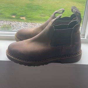 Brown Chelsea Leather Georgia Boot